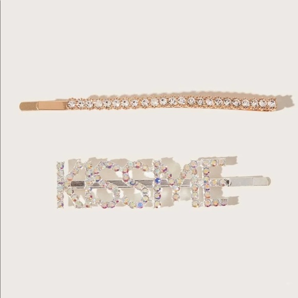 Date Night “Kiss Me” Hair Pin Set - Picture 3 of 4